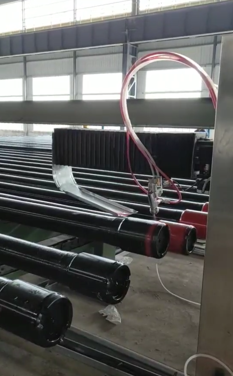 全自动接箍色环喷漆机组